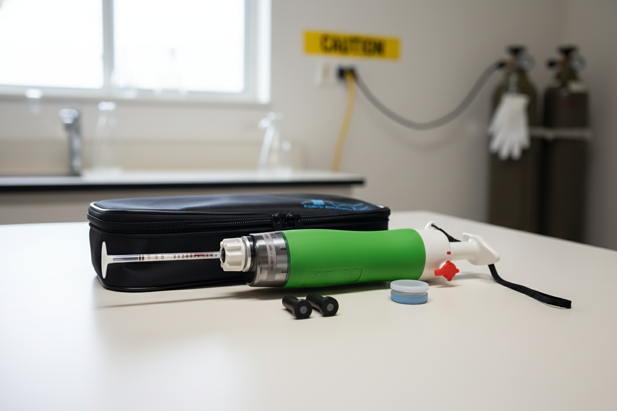 Air Sampling Pump Kit in professional setting